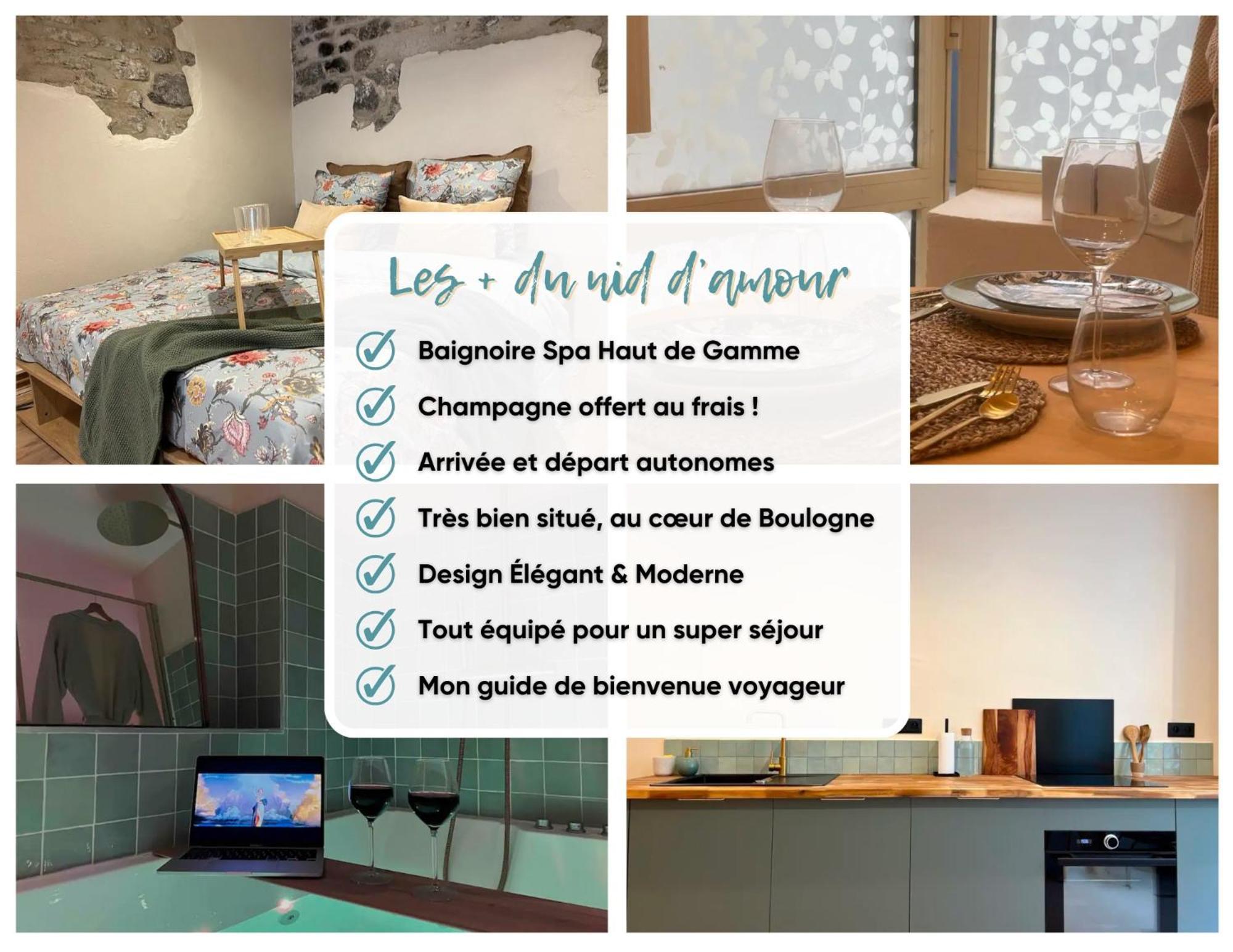 Nid D'Amour - Suite Romantique Boulogne-sur-Mer Eksteriør billede